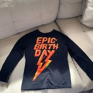 ❄️“Epic Birthday” graphic long-sleeve